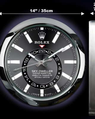 Replica ROLEX WALL CLOCK – SKY DWELLER Angle Detail