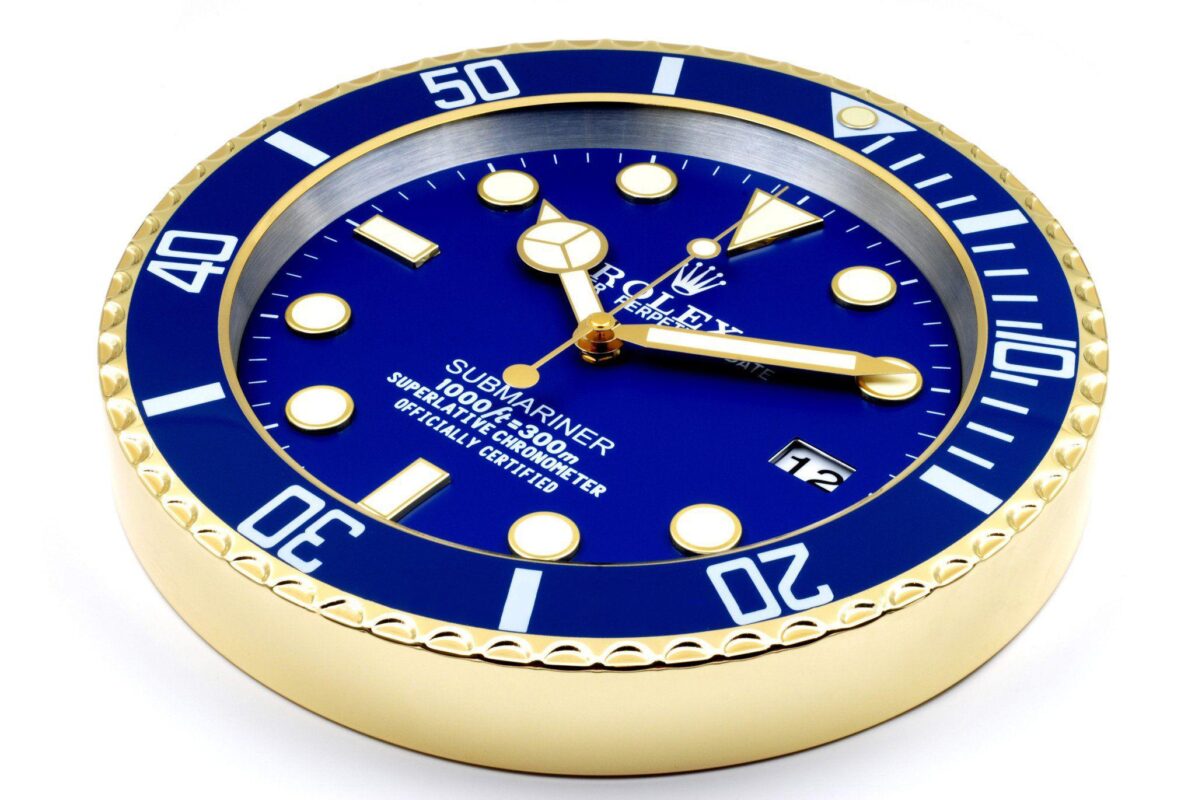 ROLEX WALL CLOCK SUBMARINER BLUESY