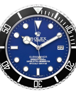 ROLEX WALL CLOCK – SUBMARINER BLACK/BLUE 2