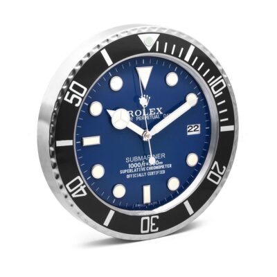 Replica ROLEX WALL CLOCK – SUBMARINER BLACK/BLUE