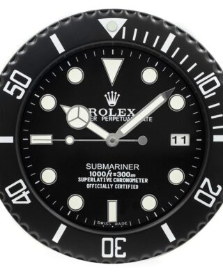 ROLEX WALL CLOCK – SUBMARINER BLACK 2