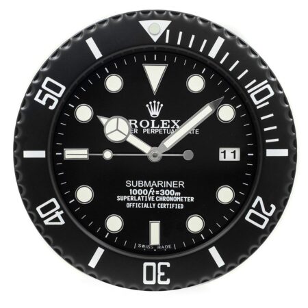 ROLEX WALL CLOCK – SUBMARINER BLACK 2