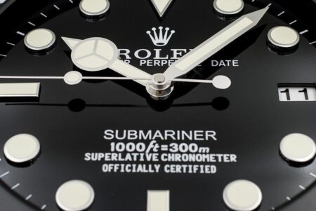 ROLEX WALL CLOCK – SUBMARINER BLACK 4