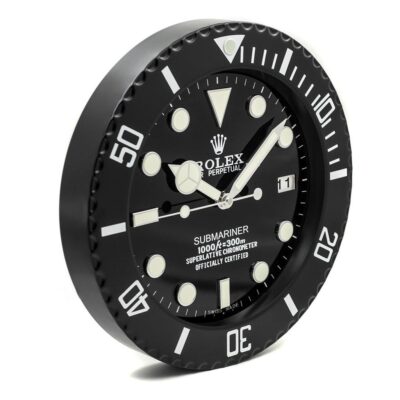 Replica ROLEX WALL CLOCK – SUBMARINER BLACK