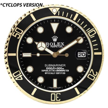 ROLEX WALL CLOCK – SUBMARINER GOLD 3