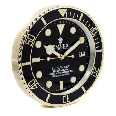 Replica ROLEX WALL CLOCK – SUBMARINER GOLD