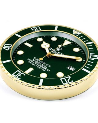 ROLEX WALL CLOCK – SUBMARINER GREEN GOLD 2