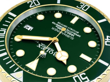 ROLEX WALL CLOCK – SUBMARINER GREEN GOLD 3