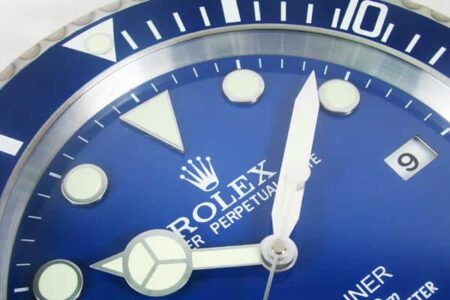 ROLEX WALL CLOCK – SUBMARINER VIVID BLUE DIAL 4