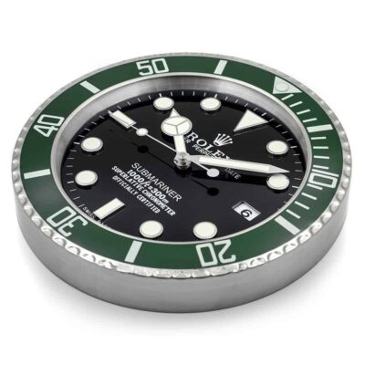 Replica ROLEX WALL CLOCK – SUBMARINER ‘STARBUCK‘ Close-Up Focus