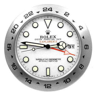 Replica ROLEX WALL CLOCK – “XL” EXPLORER 2 Perspective View