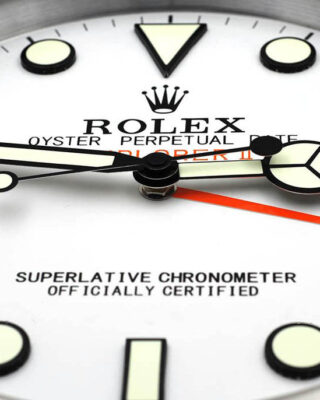 Replica ROLEX WALL CLOCK – “XL” EXPLORER 2 Angle Detail