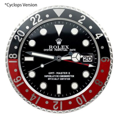 Replica ROLEX WALL CLOCK – “XL” GMT MASTER II Perspective View