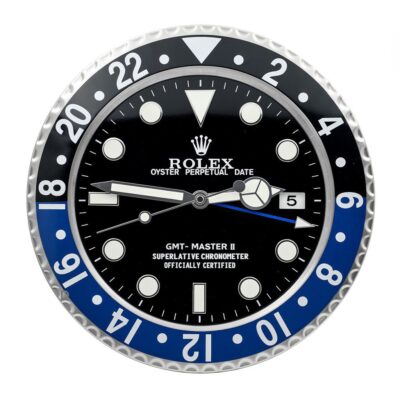 Replica ROLEX WALL CLOCK – “XL” GMT MASTER II Perspective View