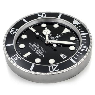 Replica ROLEX WALL CLOCK – “XL” SUBMARINER Angle Detail