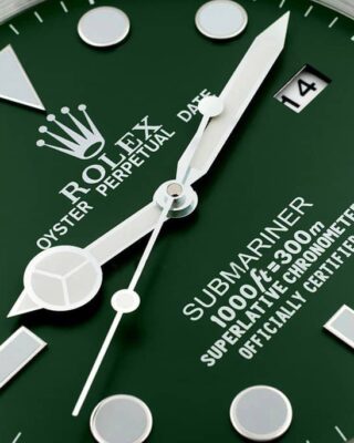 Replica ROLEX WALL CLOCK – “XL” SUBMARINER Angle Detail