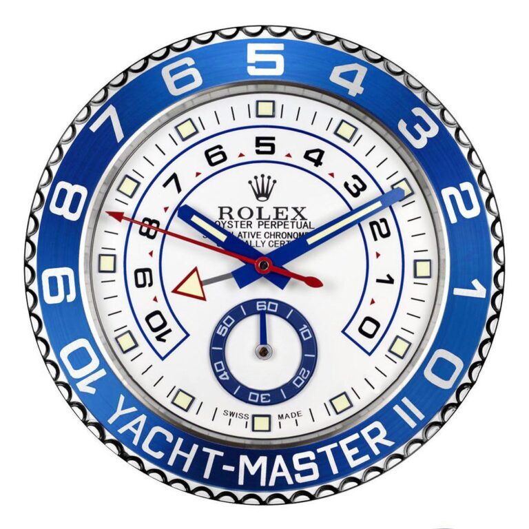 Replica ROLEX WALL CLOCK – YATCHMASTER II Perspective View