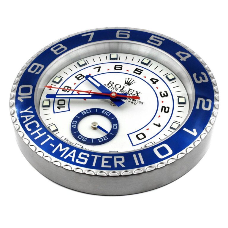 Replica ROLEX WALL CLOCK – YATCHMASTER II Angle Detail