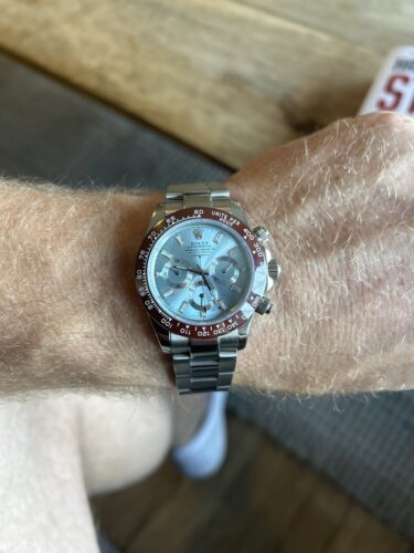 Superclone Rolex Daytona Ice blue Dial 116506 "Platona" photo review