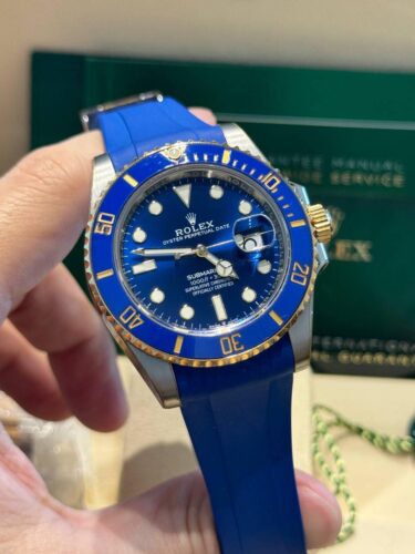 Click to view full screen Rolex Submariner Blue Dial 126613LB Bluesy photo review
