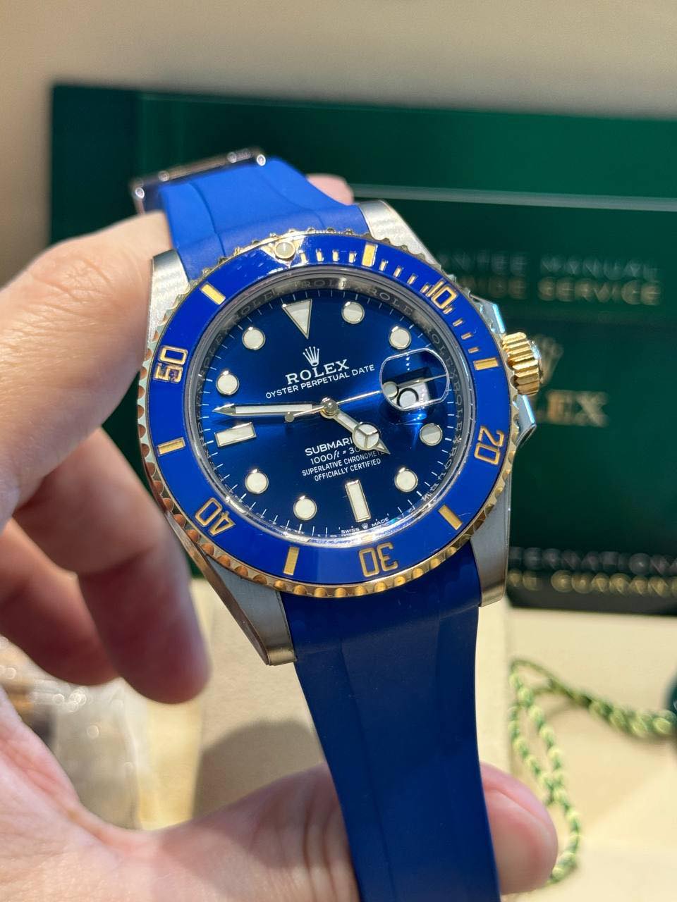 Rolex Submariner 41mm Blue Dial 126613LB Bluesy photo review