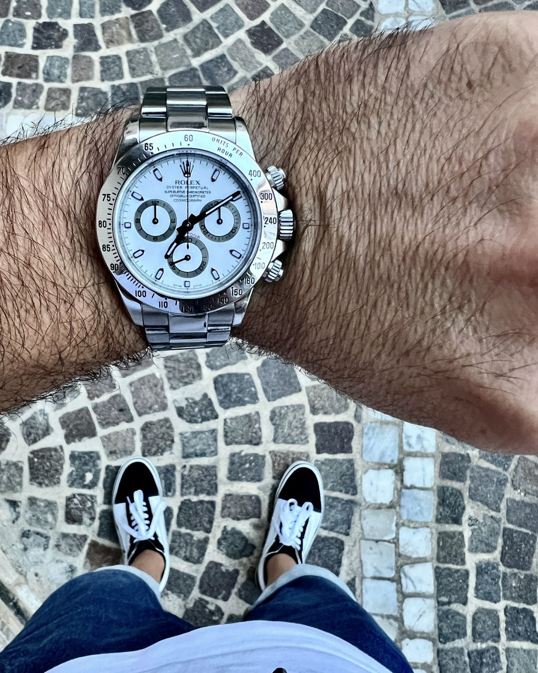 Superclone Rolex Daytona 40mm White Dial 116520 photo review