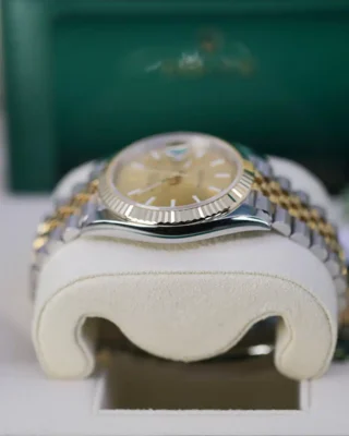 Replica Rolex Datejust II Champagne Dial 126333 Angle Detail