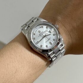 Superclone Rolex Day-Date 41mm Silver Dial 41995 photo review