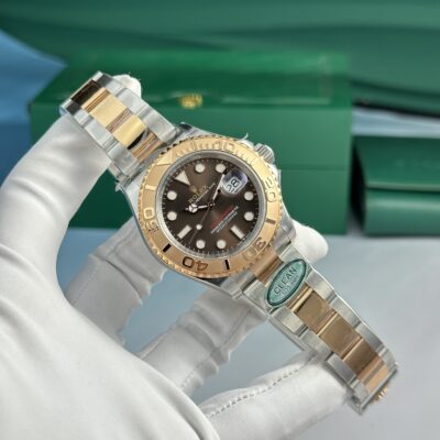 Replica Rolex Yacht-Master Chocolate Dial 126621 Perspective View