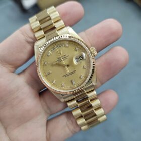 Rolex Day-Date 36mm Gold Dial 118238 photo review