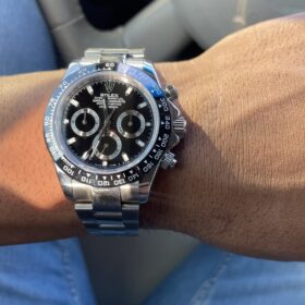 Superclone Rolex Daytona "Reverse Panda" Black Dial 116500LN