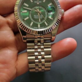 Superclone Rolex Sky-Dweller 42 mm Mint green Dial 336934 Jubilee photo review