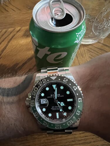Click to view full screen Superclone Rolex GMT-Master II “Sprite” 126720VTNR photo review