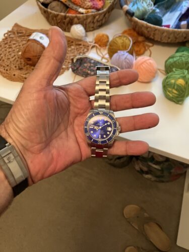 Rolex Submariner Blue Dial 116619LB "Smurf" photo review