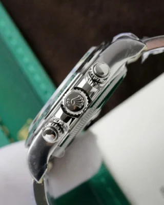 Replica Rolex Daytona Silver Dial Steel Bezel Oyster Bracelet