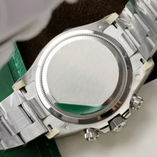 Replica Rolex Daytona Silver Dial Steel Bezel Oyster Bracelet