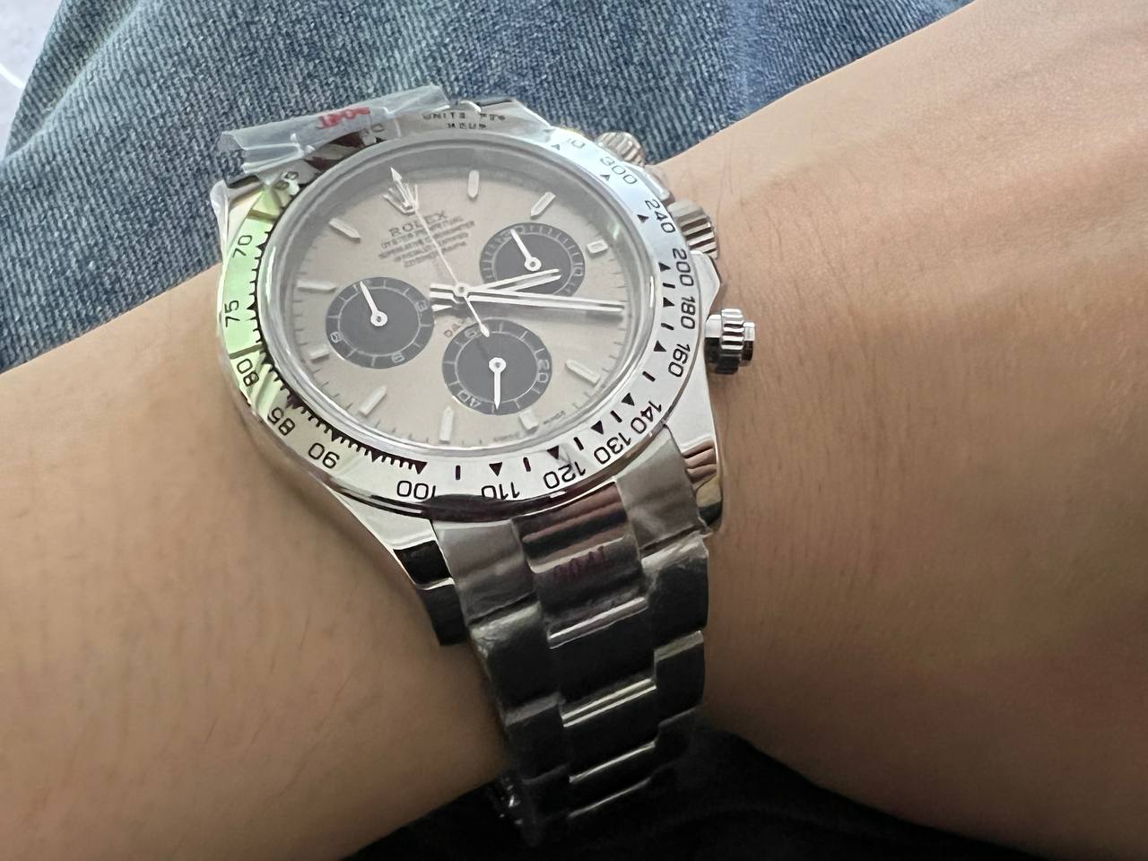 Superclone Rolex Daytona Silver Dial 116509 40mm photo review