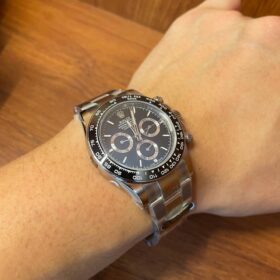 Superclone Rolex Daytona "Reverse Panda" Black Dial 116500LN