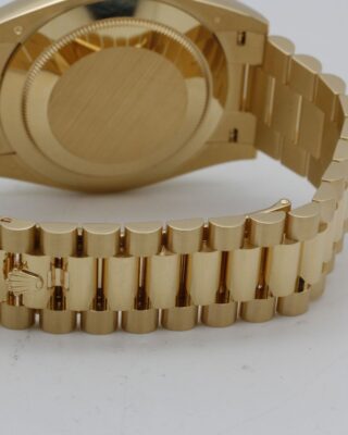 Superclone Rolex Day-Date Black Dial 228238 Style Perspective