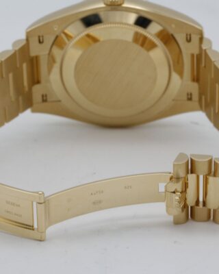 Superclone Rolex Day-Date Black Dial 228238 Alternate Angle