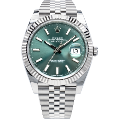 Superclone Rolex Datejust Green Dial 126334 Jubilee