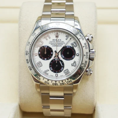 Superclone Rolex Daytona Panda Dial 116509 Arabic Numberals Perspective View
