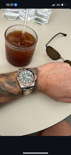 Superclone Rolex GMT-Master II 40mm Black Dial 126711CHNR Root Beer photo review