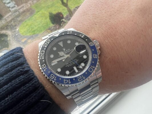 Click to view full screen Rolex GMT-Master II Black Dial 116710BLNR "Batman" photo review