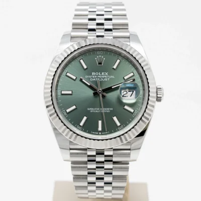Replica Rolex Datejust Green Dial 126334 Jubilee