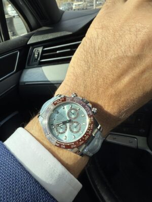 Click to view full screen Superclone Rolex Daytona 126506 "Platona" Open Caseback photo review