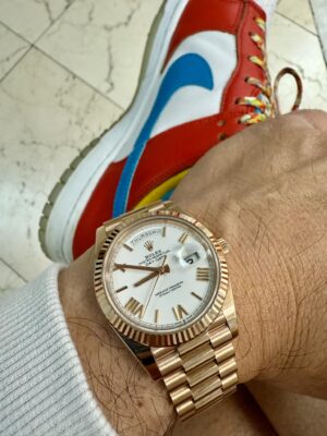 Click to view full screen Rolex Day-Date White Dial 622546 40 mm photo review