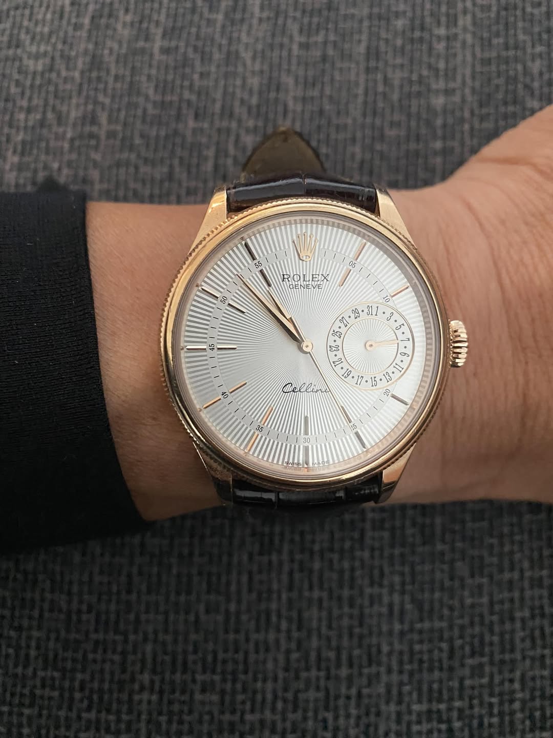 Rolex Cellini 38mm White Dial 622725 photo review