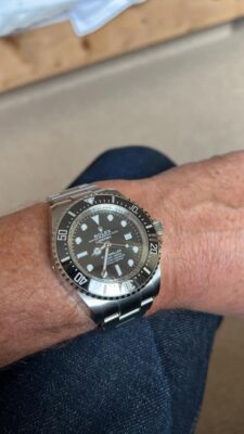 Click to view full screen Rolex Deepsea Black Dial 116660 photo review