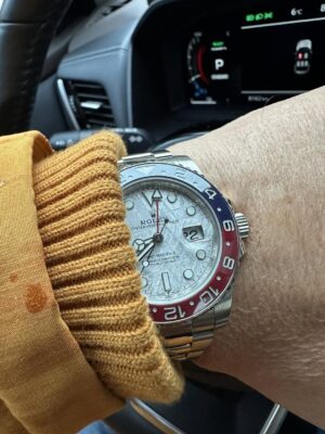Click to view full screen Superclone Rolex GMT-Master II Meteorite Dial 126719BLRO "Superman" Oyster photo review